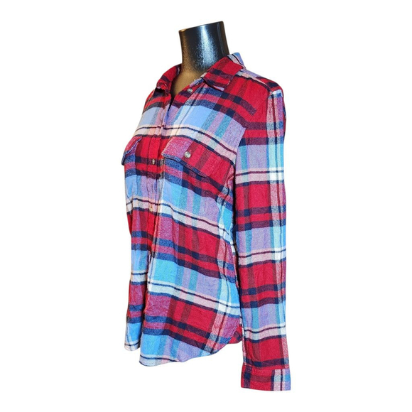 American Eagle Womens Flannel Shirt Size M - Picture 3 of 6